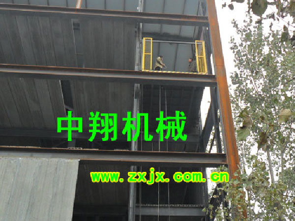 升降高度18.8米液壓升降平臺(tái)安裝完畢！